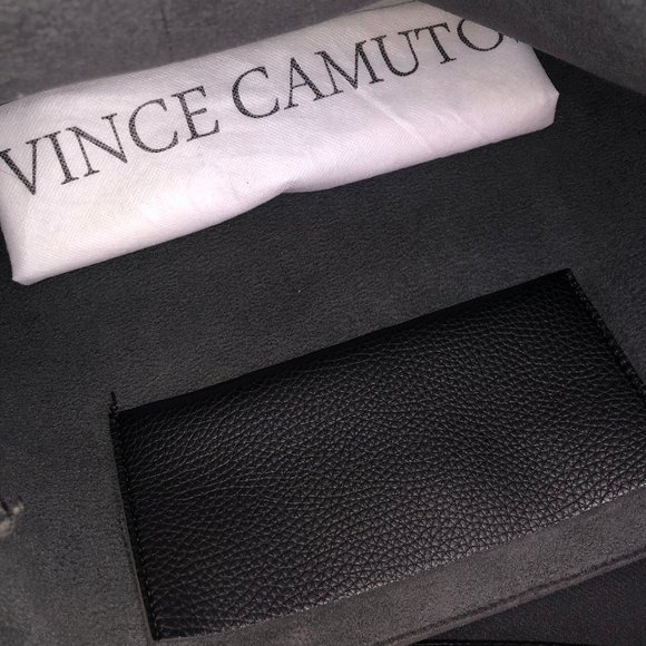 Vegan Black Pebbled Leather Tote bag - Picture 3 of 3